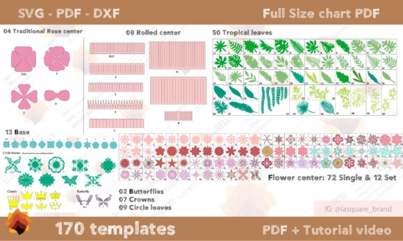 170 Templates: The Ultimate Flower Base Collection