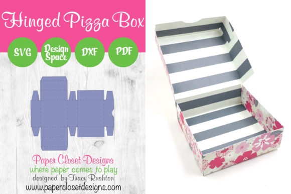 Hinged Pizza Box