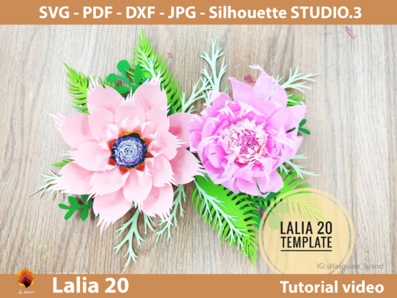 Lalia 20 Paper Flowers Templates: Creative Possibilities