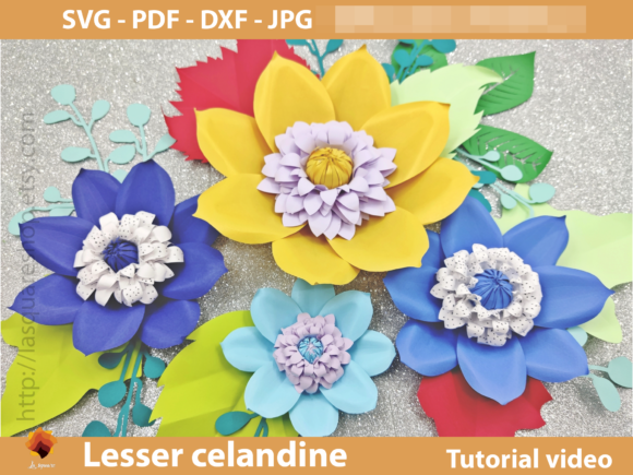 Lesser Celandine Paper Flower Template: A Versatile Tool for Modern Creators