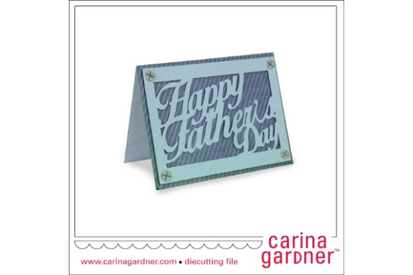 Perfect A2 Fathers Day Card for Cricut and Silhouette