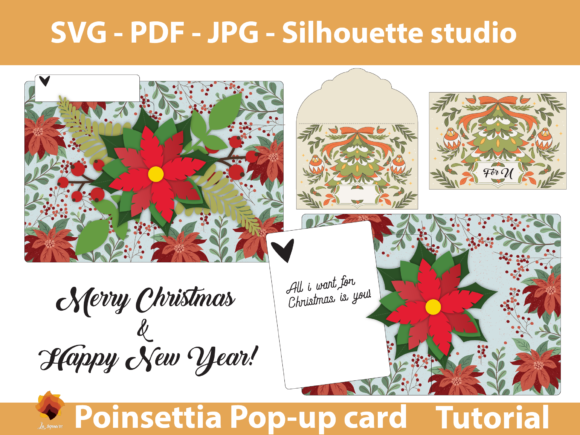 Poinsettia Pop-up 5x7 Greeting Card: A Strategic Asset for Holiday Production