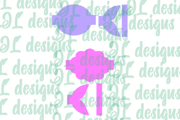 Scalloped Mermaid Tail Bow Template: A Comprehensive Guide for Crafting Faux Leather and Paper Accessories