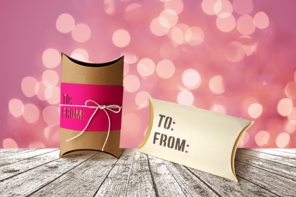 To from Pillow Box Gift Box