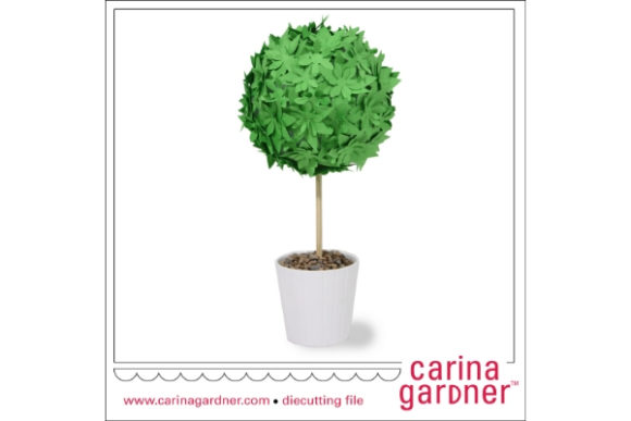 Transform Your Crafts with the Succulent Medium Topiary Digital Collection