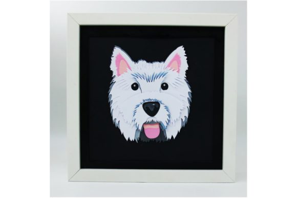 West Highland Terrier: Crafting a Timeless 3D Paper Art Masterpiece